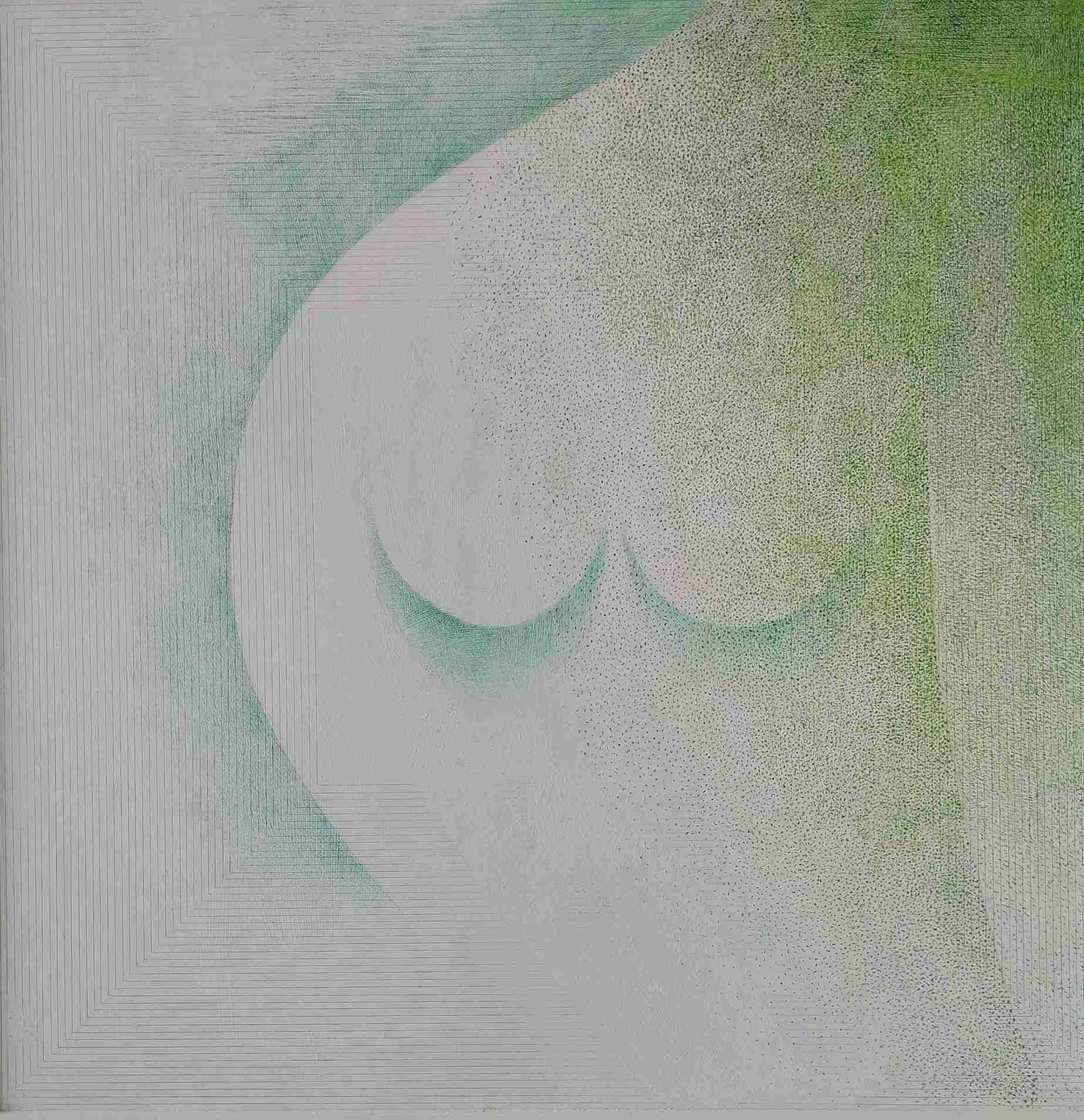 HLAVA 31 akryl - HEAD 31 acrylic