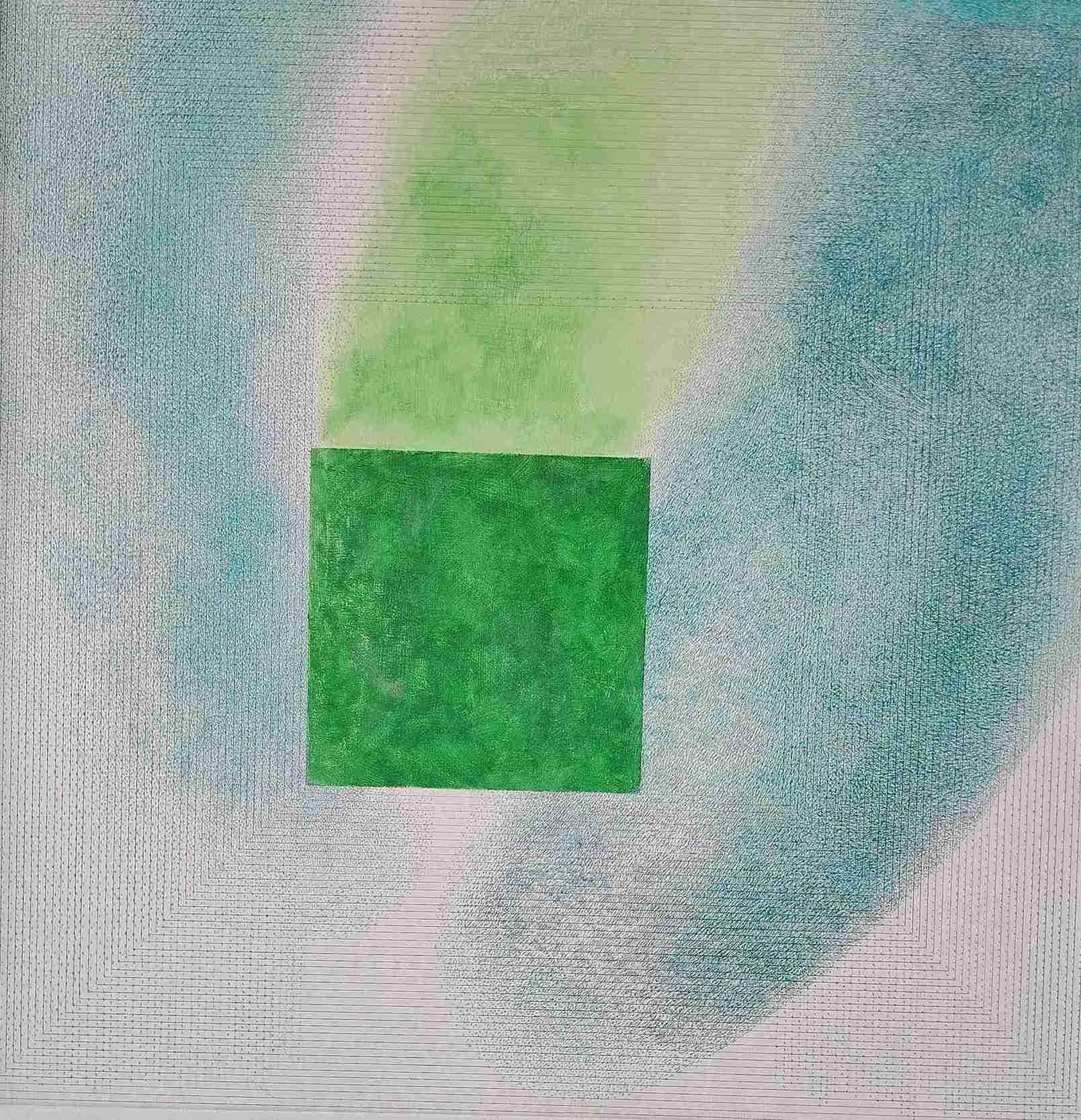 ČTVEREC SOUSTŘEDĚNÍ 16 akryl - SQUARE CONCENTRATION 16 acrylic