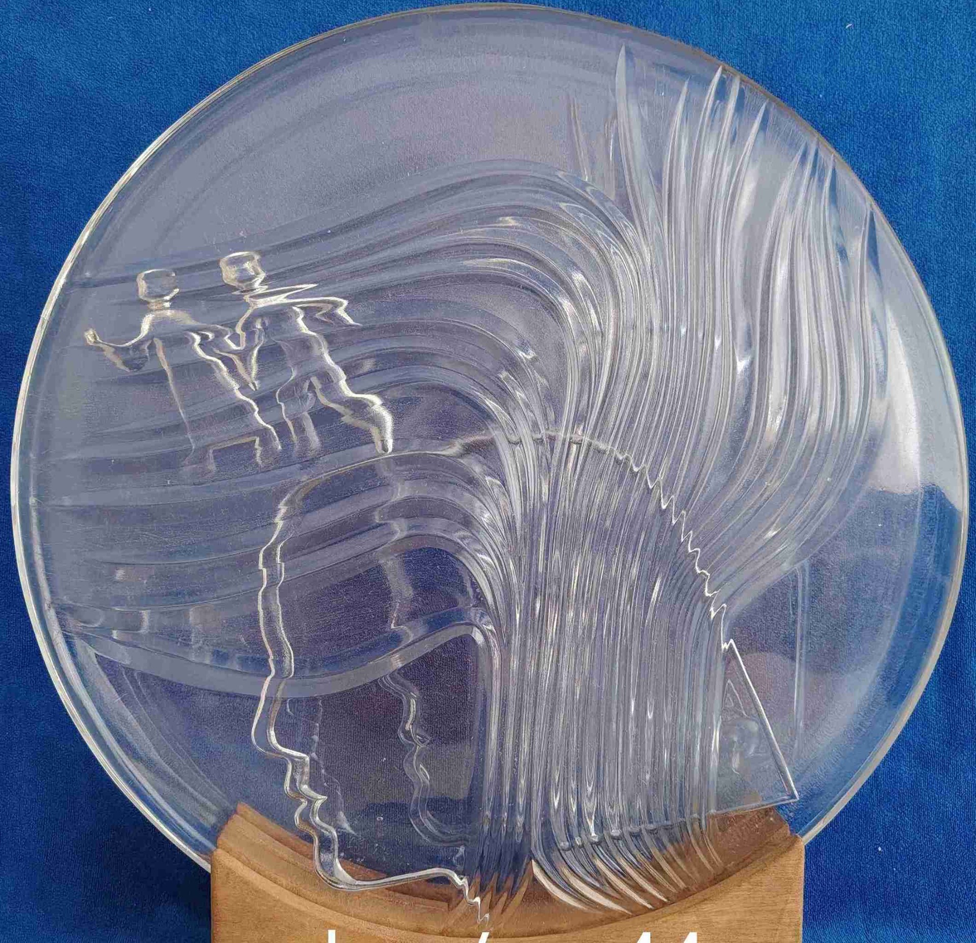 MONOLOG 2 pr 44 cm broušený křišťál - MONOLOGUE 2 dia 44 cm cut crystal