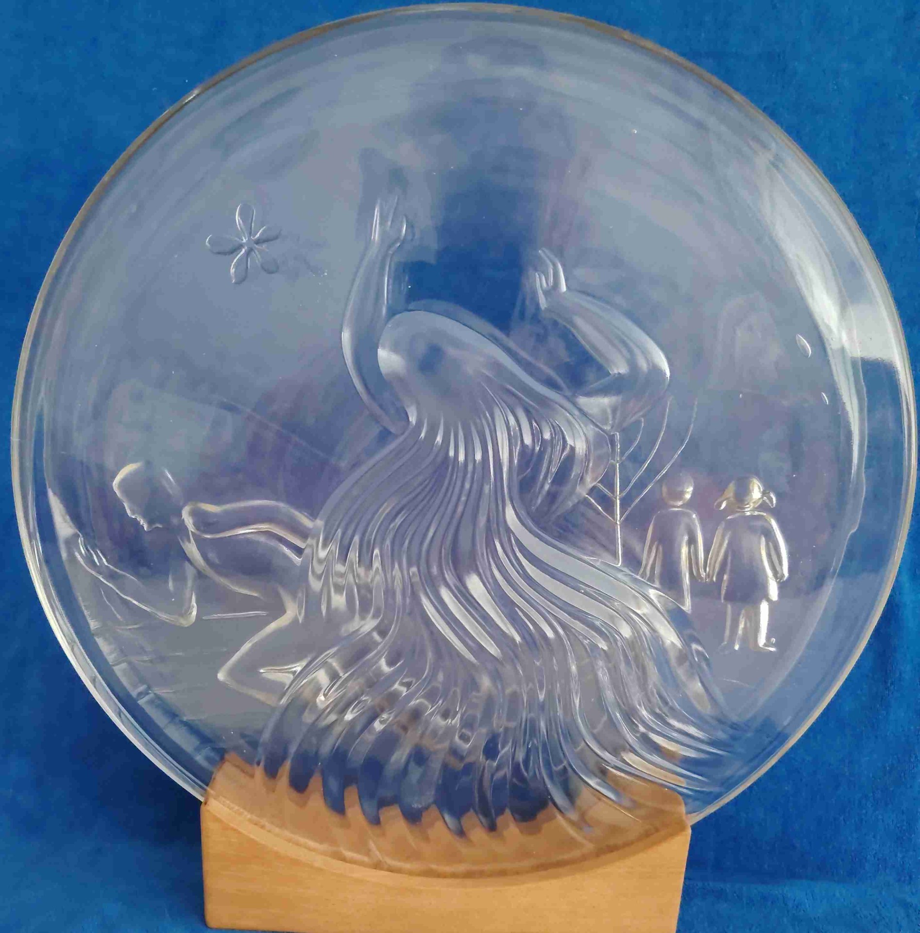 VLNA pr 44 cm broušený křišťál - WAVE dia 44 cm clit crystal
