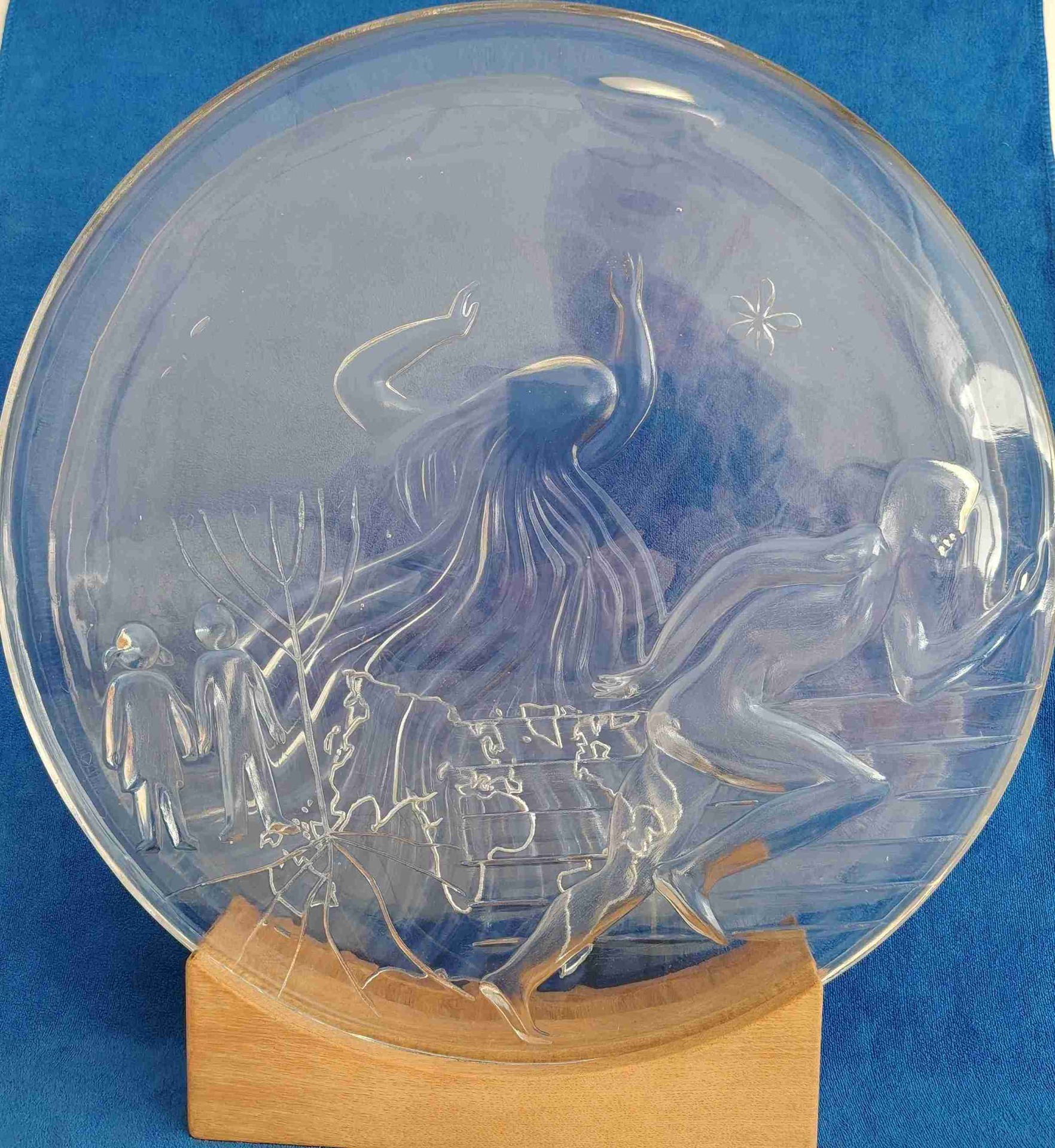 VLNA 2 pr 44 cm brouš křišťál - WAVE 2 dia 44 cm cut crystal