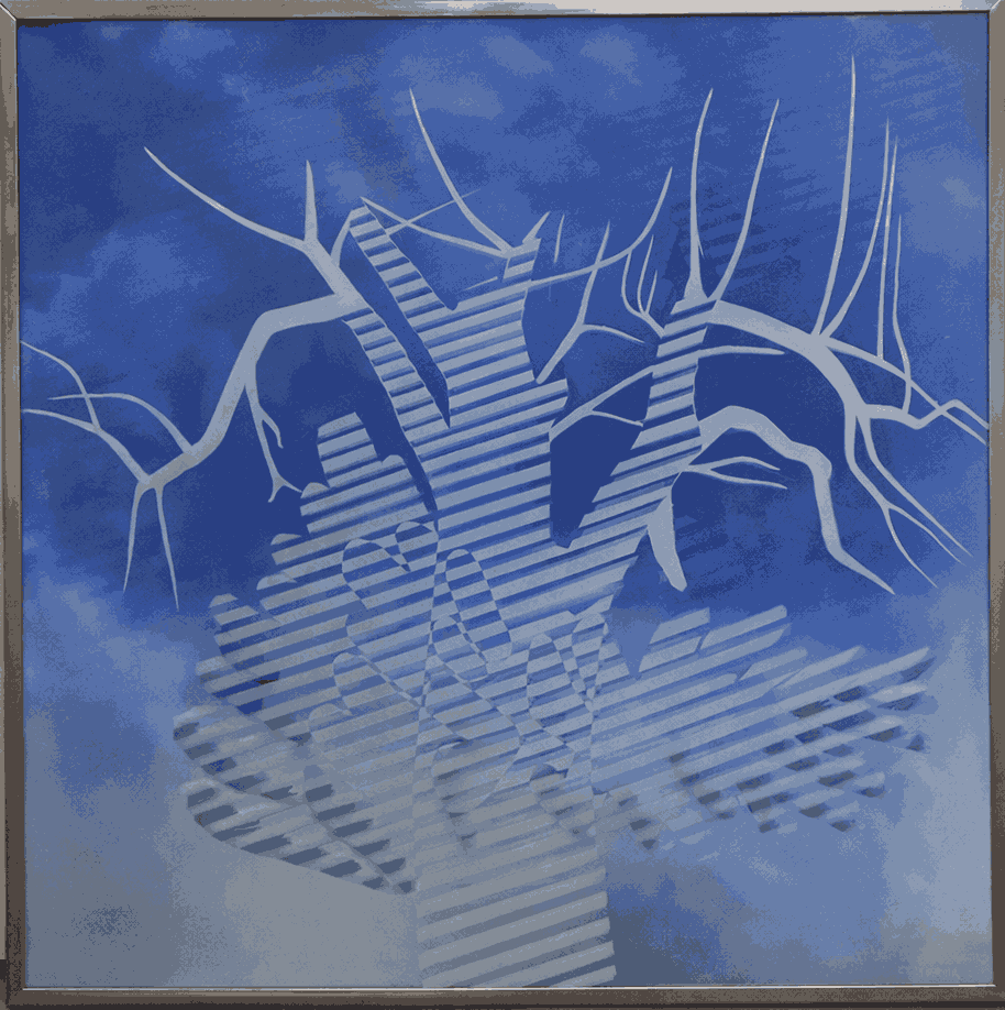 STROM sklo 80x80 cm - TREE glass 80x80 cm