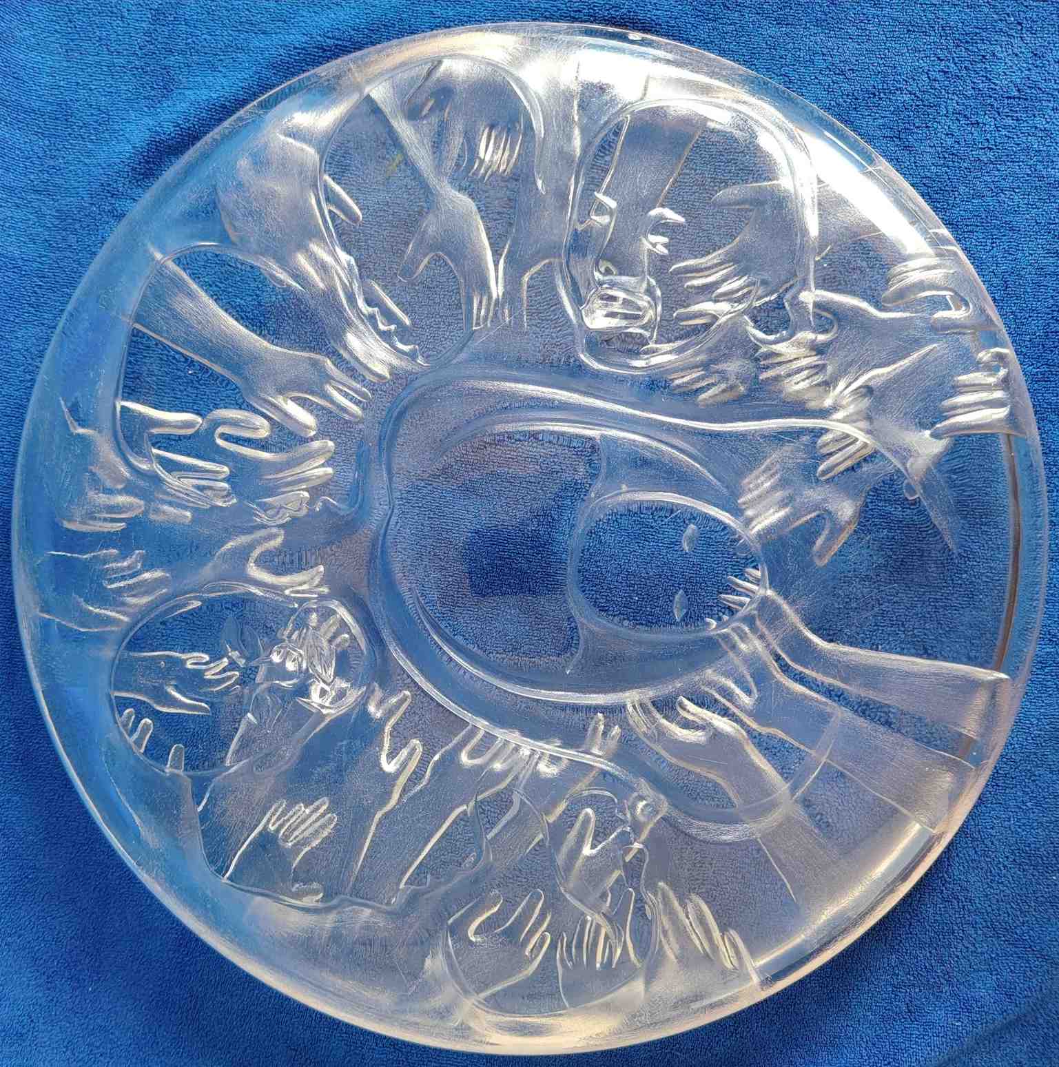 RODINA pr 39 cm broušený křišťál - FAMILY dia 39 cm cut crystal