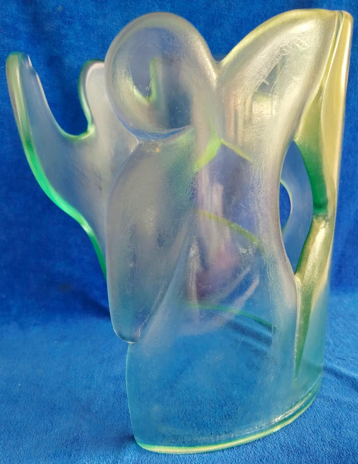 TANEC 28x30 cm broušené sklo - DANCE 28x30 cm cut glass
